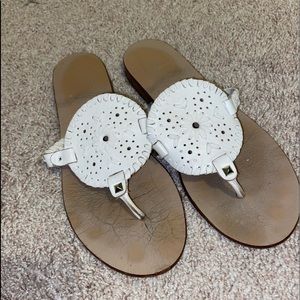 Jack Rogers Womens Sandals Size 9.5 White